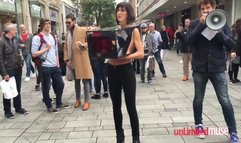 Woman touched in public