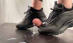 A Shoejob in Nike Air 97 - Sockjob and Sneakerfetish - multiedit - 4k