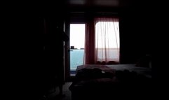 Fucking Deb Doggie Style Aboard the Carnival Splendor in Black Bling Spiked Sandals