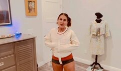 Carissa gets in a straight jacket for the first time!