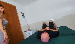 Double Face sitting ebony and redhair, by Miss Bowie, Veronica Liss and Slave, (cam by Camila) FULL HD,