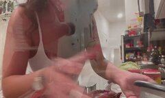 Cooking and farting with Athena