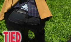 Tied and punished in the park - MOBILE
