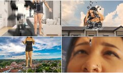 She becomes giant eating a cookie