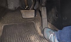 Night Driving in Barefoot Sneakers