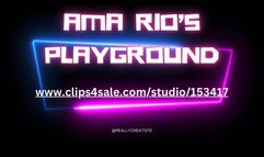 Sensual Bath Foot Worship: Ama Rio invites you into her bath to suck on her toes and becomes aroused