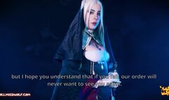 MollyRedWolf - I lied to nun and she discipline me with pegging. Femdom
