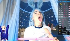 MollyRedWolf - Showed her skill slobbering blowjob with two dicks ❤ MollyRedWolf