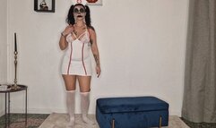 Nurse collect sperm - Huge Cumshot
