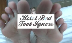 Hotel Bed Foot Ignore - Barefeet Bikini Femdom Humiliation Chill Vibes by Goddess Kyaa - 1080p MP4