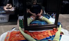 Learning Breath Play orgasms Electric Dildo