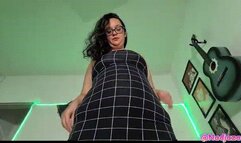 GOTH BBW: Farting in her slave