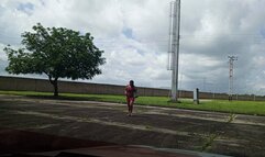 Driving my old car and pumping the pedal to rev it up to the max (3)