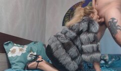 fur fetish, blowjob, bondage, hard pussy fuck