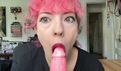squid face fetish dildo bj