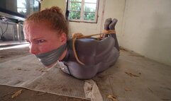 May - Snooping Spandex Agent Caught - Hogtie Her Good And Get Out Off There
