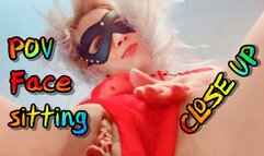 FACE SITTING: POV Mia's Mimi face sitting CLOSE-UP(1080p)