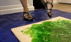 Raevyn Stuck in Black Jelly Shoes