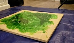 Raevyn Stuck Barefoot in Quadruply Thicc Ecto Glue Trap