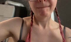 Upskirt at Emmy's, different with my panties