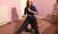 Sophie Crushes Her Slaves Chest Under Her Ass Whilst Smoking 2