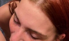 Kylie Fucked In Her Mouth Then Walks Outside In Skirt With No Panties While Many People Are Around!