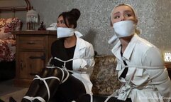 Scarlett & Bonnie in: Chief WeinHeimer's Lovely Woo-Sters Go Off the Grid Near the Baron’s Chateau, BUT, Will Their Frantic Squirmings Save Their Asses! (HD)