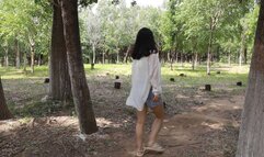 Girl was attacked and tickled in the forest