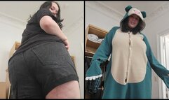 Curvy Girl Strips and Changes