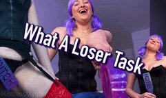 What A Loser Task - Humiliate yourself for Mistress's enjoyment! - Humiliation Femdom POV Submissive Task with Mistress Mystique - MP$