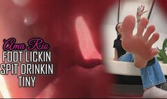 Ama Rio - Feet Licking Spit Drinkin Tiny - HD 1080p