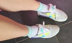 Wrecked 90s Nike AF1 Sneakers (mkv)