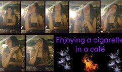 Smoke & Art 21 - Enjoying a cigarette in a café