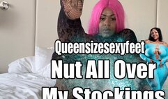 Nut All Over My Stockings nylon soles