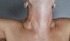 Slowly I stretch my neck