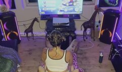 Stepsis makes Stepbro eat and sniff her raunchy bubbly farts!!