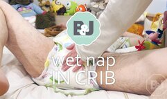 Wet nap in crib