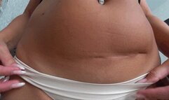 Jiggle fat belly and scar III