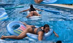 Straddling The Inflatable Raft Challenge