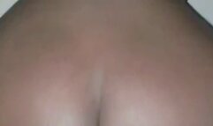 Fucking her in doggie and her pussy creams my BBC