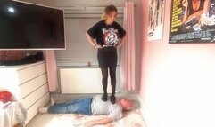 Jennifer's T-Bar Shoes Trampling