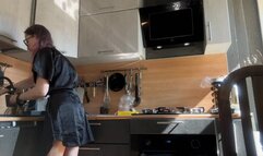 Mistress Emma says she doesn't carry suspicious food so she can record it on video - part 16