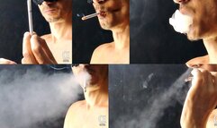 Smoking a Muratti red 100s 200724