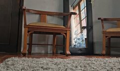 Milah Arches Butt and Soles sexy show in white Kiara heels