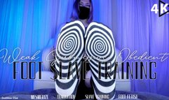 Weak Submissive Obedient Foot Slave Training - 4K - The Goddess Clue, Mesmerize, Mental Domination, Foot Domination, Foot Fetish, Spiral Induction with Snapping Triggers and Foot Slave Training