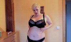 FIRST TIME FOR CURVY SLUT WITH HANGING TITS