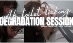 Degradation Session: Toilet Licking