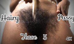 Hairy Pussy Tease 5 - Non - Stop Talking 4K Bush Worship