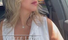 Elle Lyon Goes On A Lunch Date, But Has A Couple Of Cigarettes First