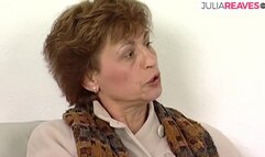 Retro German Casting Tour - Granny moans in pleasure as a monster dildo is shoved into her pussy